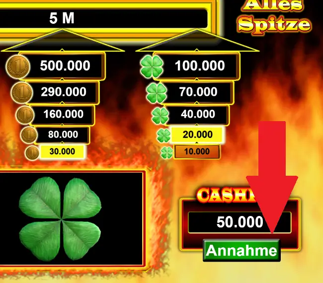 Geld annehmen